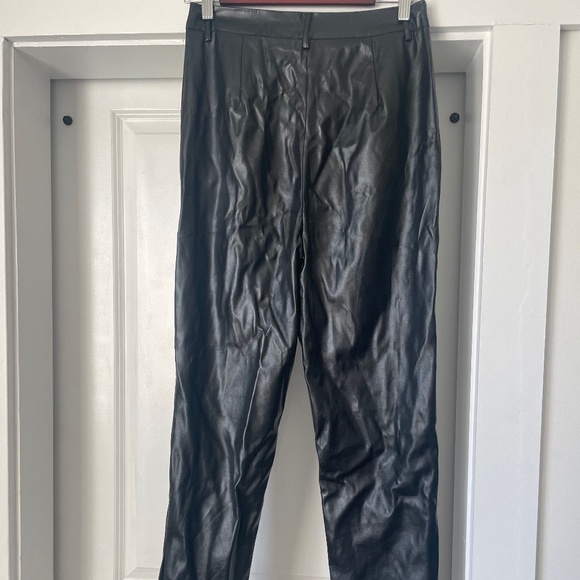 Nasty Gal Faux Leather Pants - Picture 2 of 3